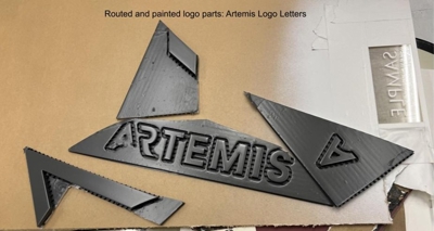 Custom Logo Fabrication - NASA Project Photo